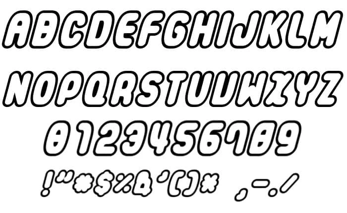 Lego Font view