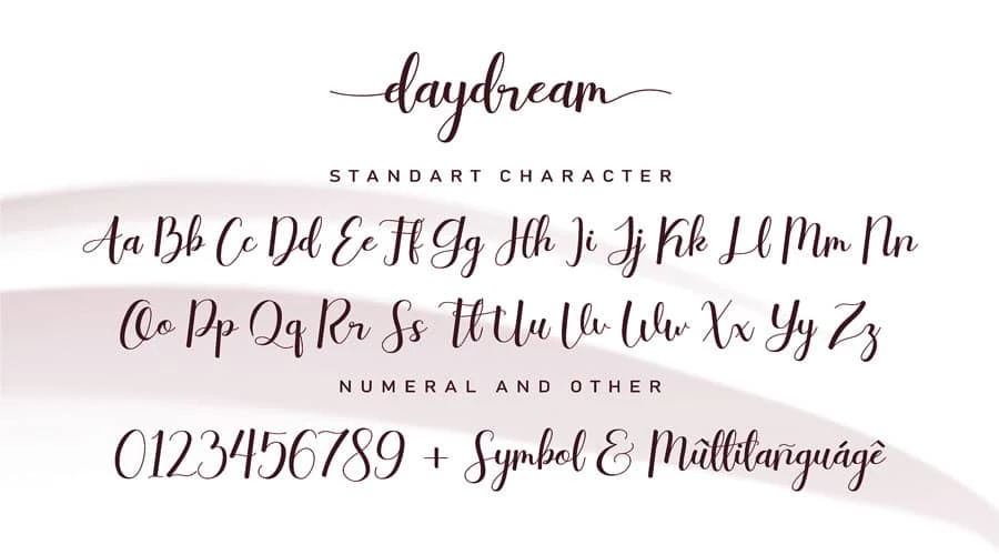 Daydream-Script-Font-View