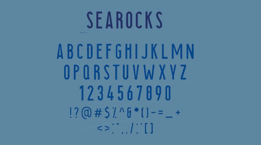 Searocks-Font-View