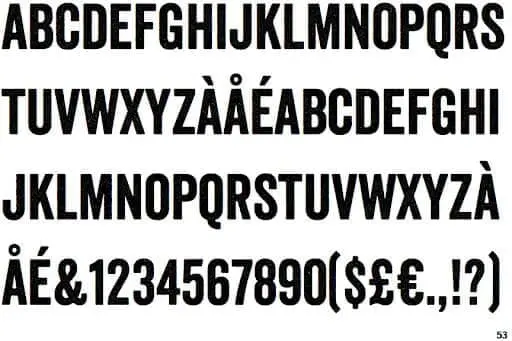 Veneer Font Typefaces view