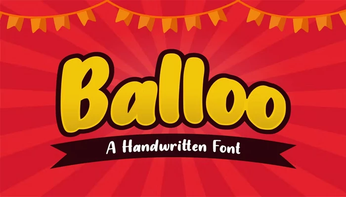 Balloo Font download