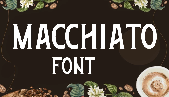 Macchiato font free download