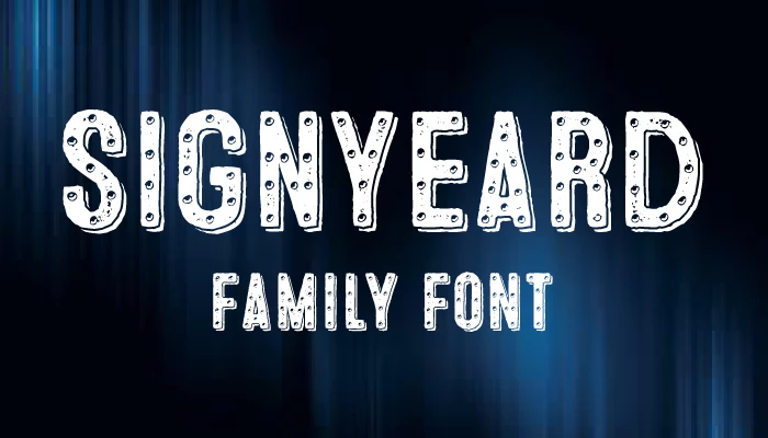 Signyeard Family Font Free Download