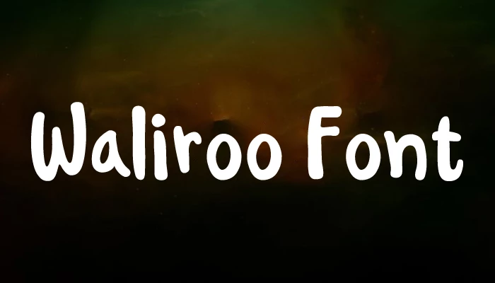 Waliroo Font download