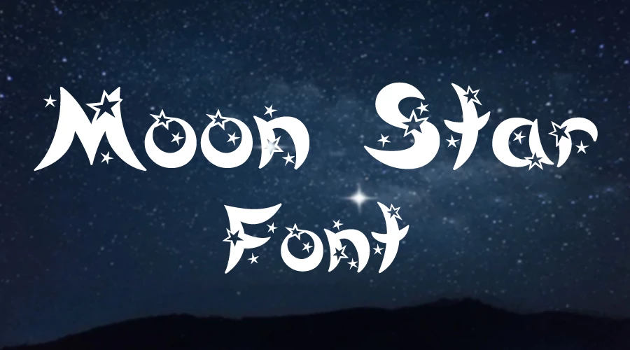 Moon Star Font Download