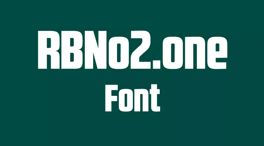 RBNo2.one Font