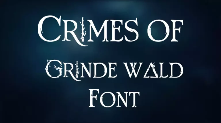 Crimes-of-Grindelwald-Font