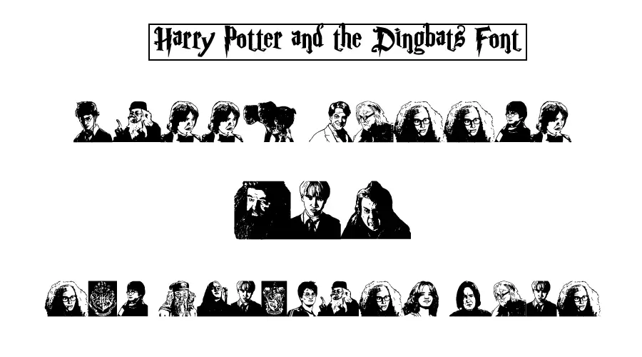 Harry Potter and the Dingbats Font