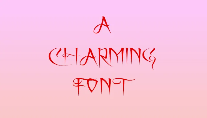a-charming-font