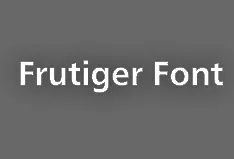 Frutiger Font
