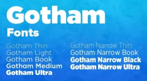 Gotham Font Family Download Free