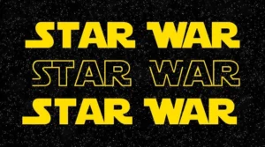 Star Jedi a Star War Logo Fonts Free