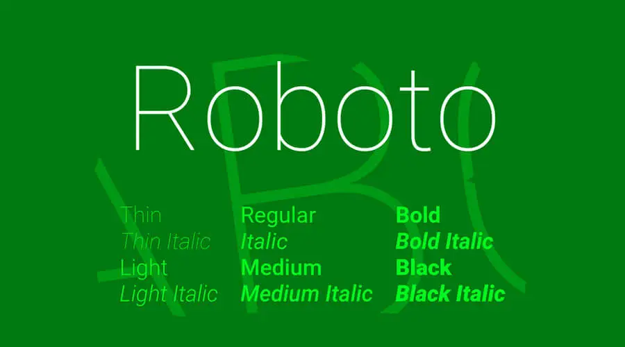 Roboto-Font-Family-Free-Download