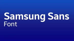 Samsung Sans font free download