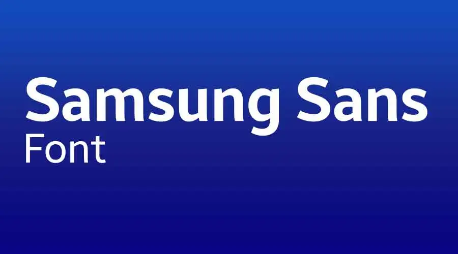 Samsung-Sans-font-free-download