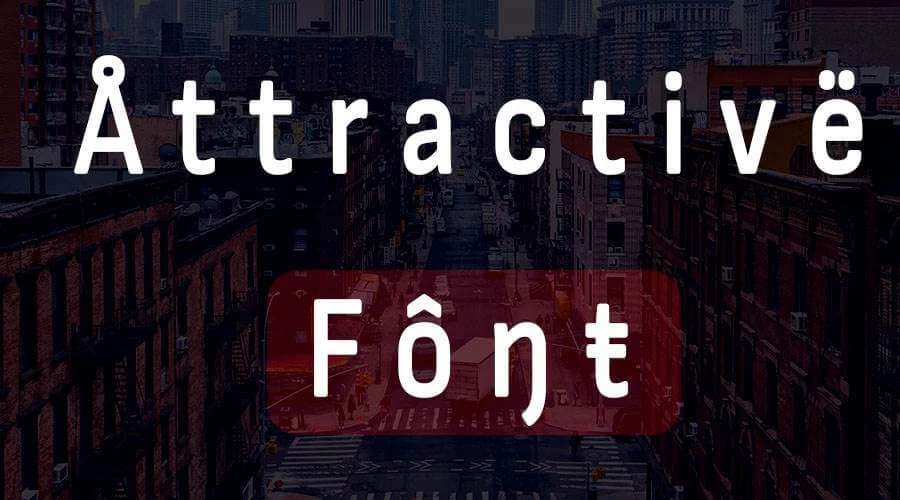 Attractive-Font-Free-Download