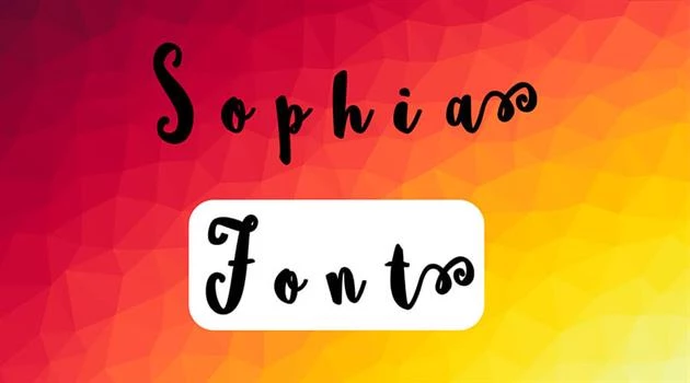 Sophia-Font-Free-Download