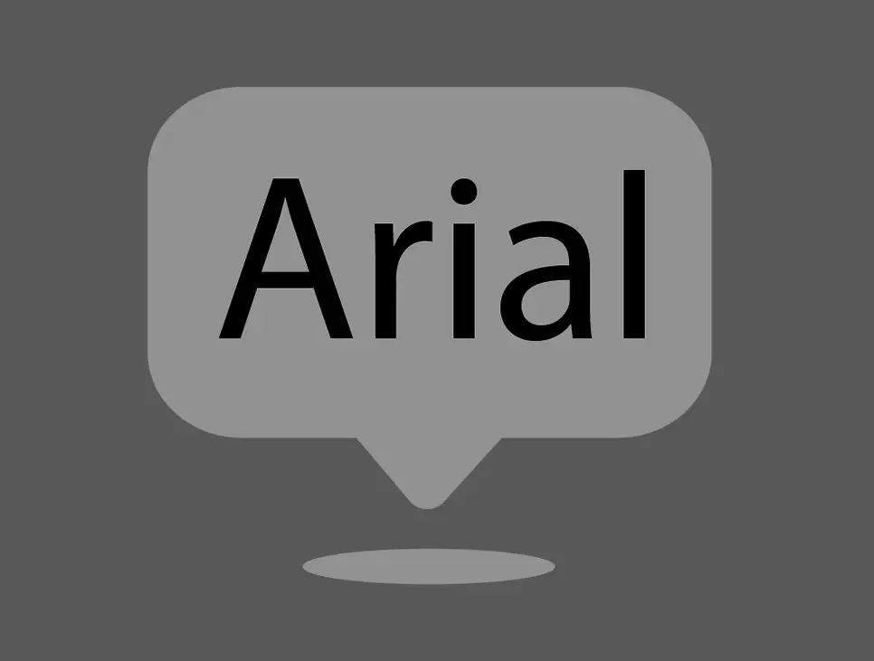 Arial Font