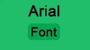 Arial font free download