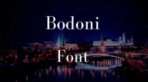 Bodoni font free download