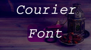 Courier font free download