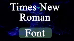 Times New Roman Font free Download