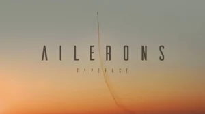 Ailerons font free download