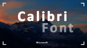 Calibri font free download
