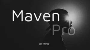 Maven Pro Font free download