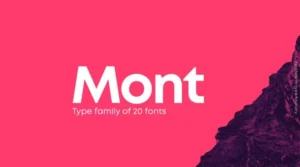 Mont font free download