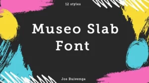 Museo Slab font free download