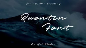 Quentin font free download