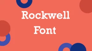 Rockwell font free download