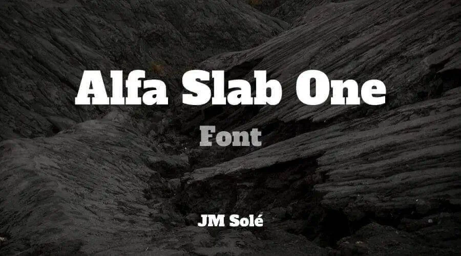 Alfa-Slab-One-Font-Free-Download