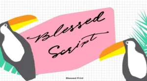 Blessed Script Font Free Download