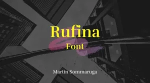 Rufina font free download