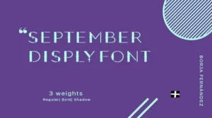 September Font Free Download