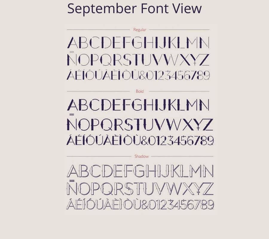 September-Font-View