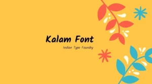 Kalam Font Free Download