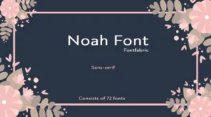 Noah Font Free Download