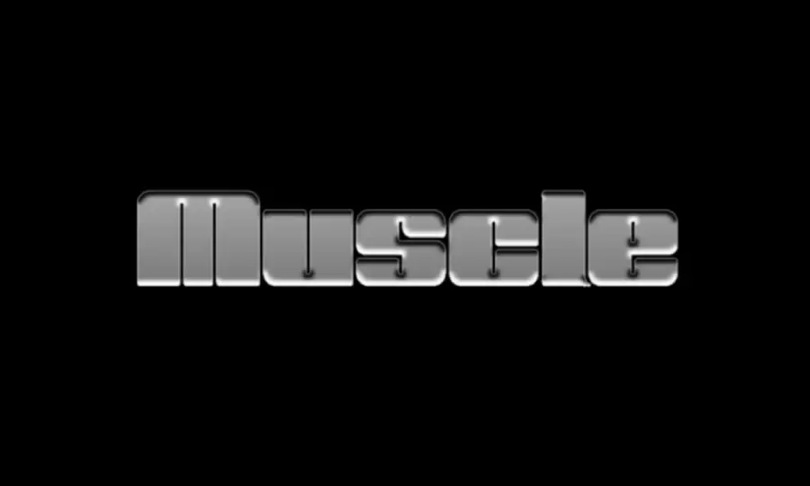 muscle font