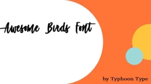 Awesome Birds Font Free Download