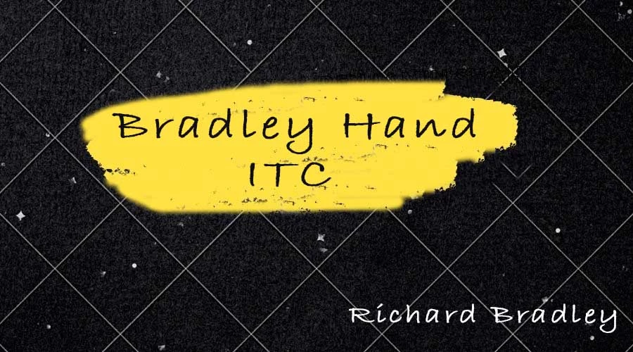 Bradley-Hand-ITC-Font-Free-Download