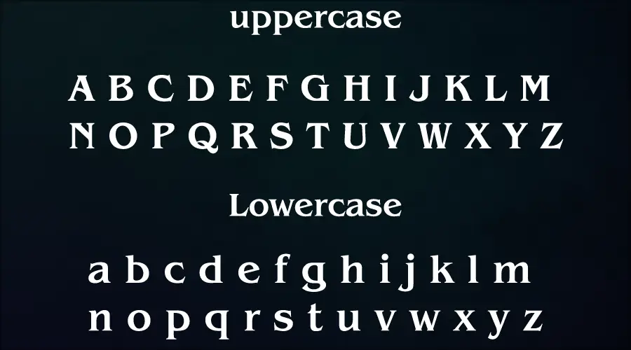 ITC Benguiat Font Character