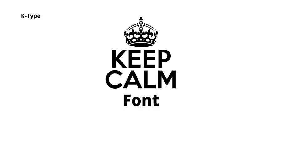 Keep-Calm-Font-Free-Download
