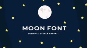 Moon Font Free Download