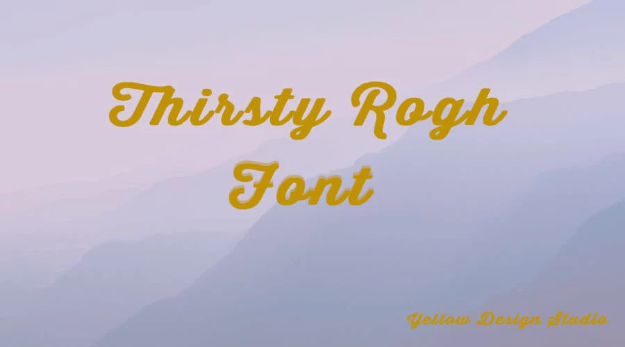 Thirsty-Rough-Font-Free-Download