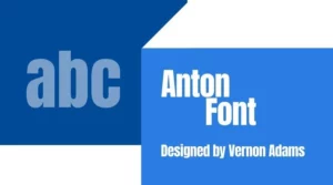 Anton Font Free Download