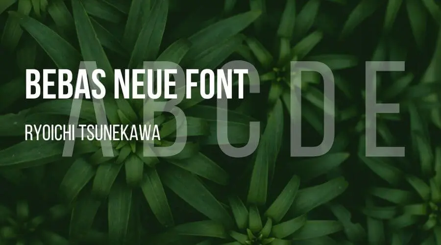 Bebas Neue Font Free Download