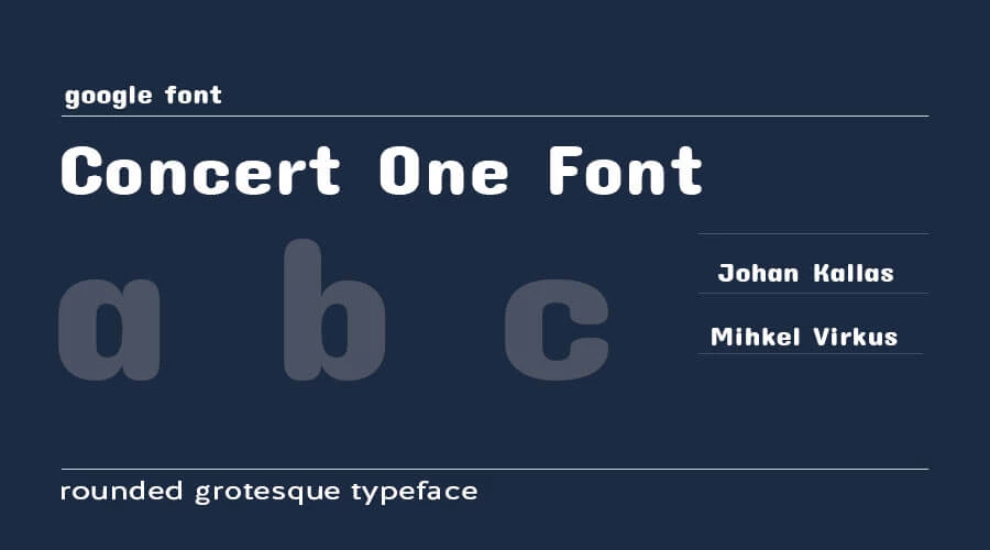 Concert-One-Font-Free-Download